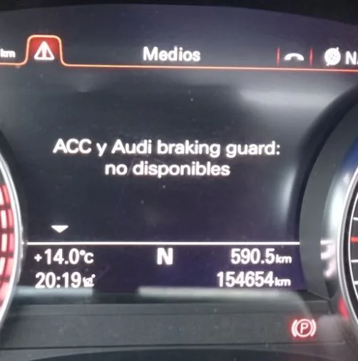 ACC y Braking Guard no disponibles - Reparación