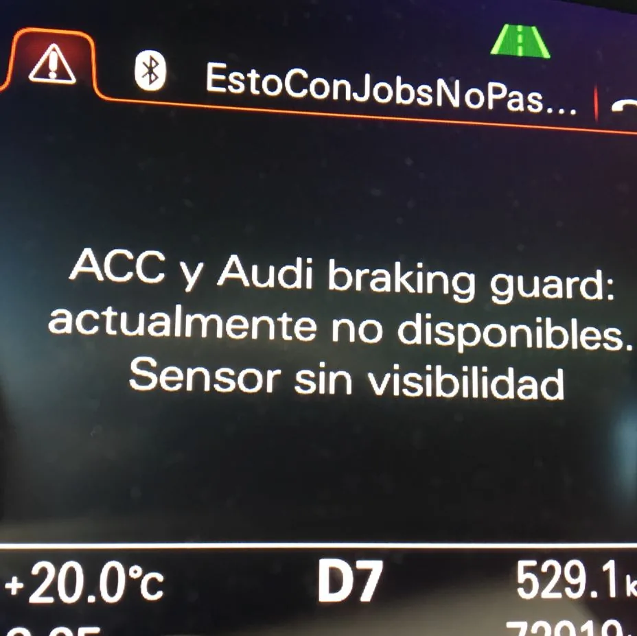 ACC y Braking Guard no disponibles - Reparación